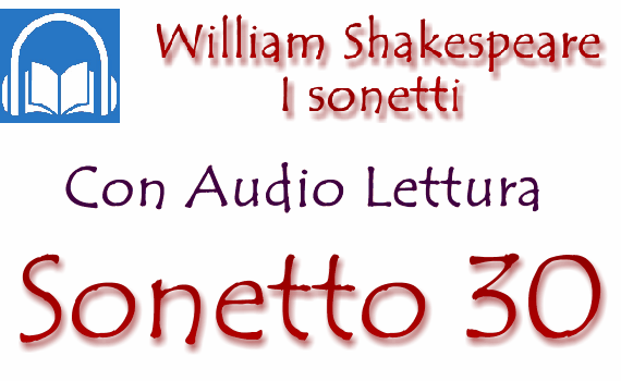 Sonetto 30