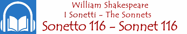 Shakespeare Sonetto 116