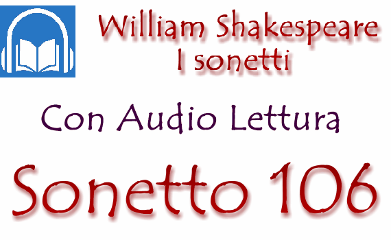 Sonetto 106